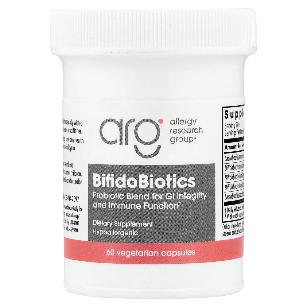 Allergy Research Group, BifidoBiotics, 60 вегетарианских капсул