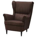 Кресло для отдыха ТОЙВО, коричневый, 82*96*101 см, рогожка