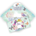 Конверт для денег стандарт «С Днём Рождения - Бабочки»