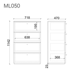 Высокий комод ML050