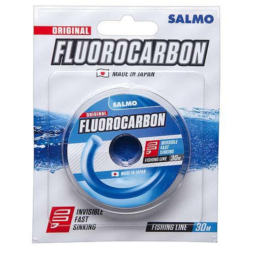 Леска монофильная Salmo FLUOROCARBON 30м, 0,12мм