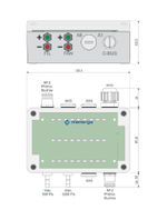 Модуль контроля вентилятора Menerga (с подсветкой) Fan control module CVS3-GB (M 05 10 61)