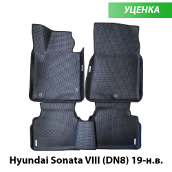 hyundai sonata viii (dn8) 19-н.в. автоковрики в салон авто от supervip
