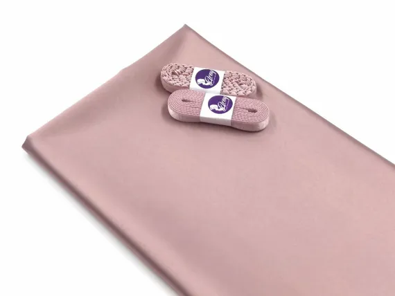 Атлас-стрейч бельевой, арт. 02, лотос