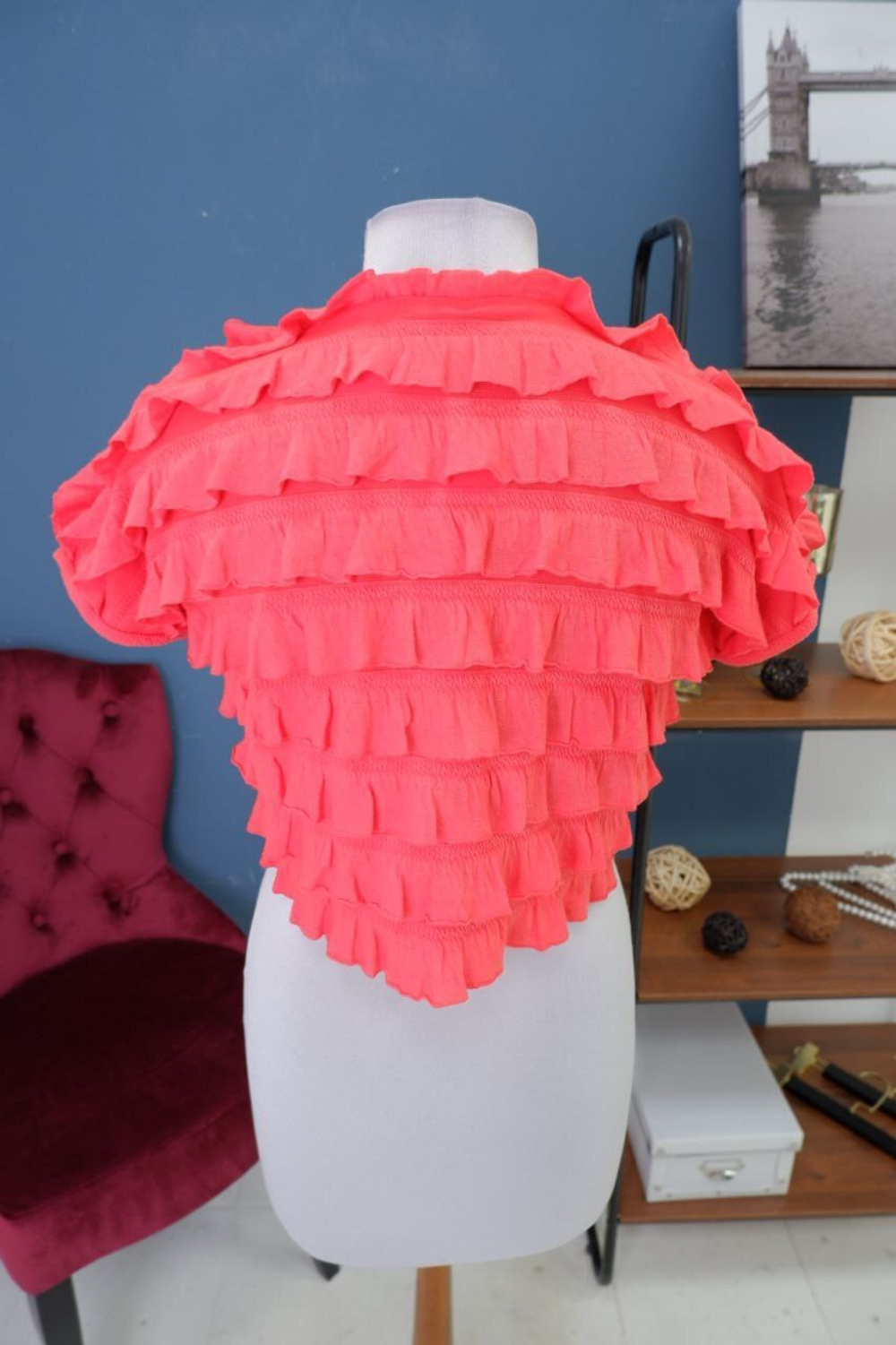 Накидка-болеро яркая 44-48 размер