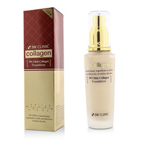 Крем тональный (основа) с коллагеном тон 21 (светлый беж) 3W Clinic Collagen Foundation Transparent Beige 50мл