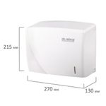 Диспенсер для полотенец LAIMA PROFESSIONAL ORIGINAL (Система H3), V-сложения, белый, ABS, 605761