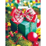 Пакет ПЭ с вырубной ручкой 40*31см «Зеленый подарок» Артпласт