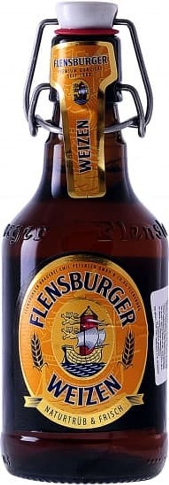 Пиво Фленсбургер Вайцен / Flensburger Weizen 0.33л - 24шт