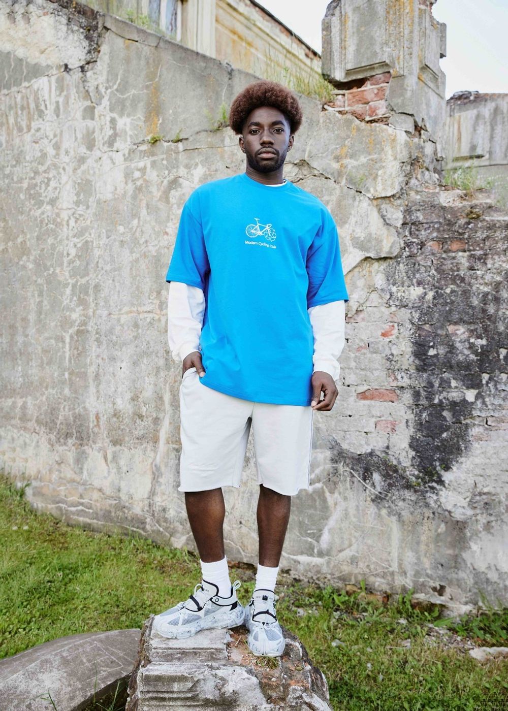 Футболка Called a Garment Re Cycle Синяя