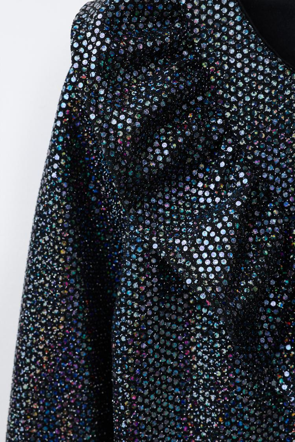 ZARA ПЛАТЬЕ С ВОЛАНАМИ И БЛЕСКОМ, РАЗНОЦВЕТНЫЙ