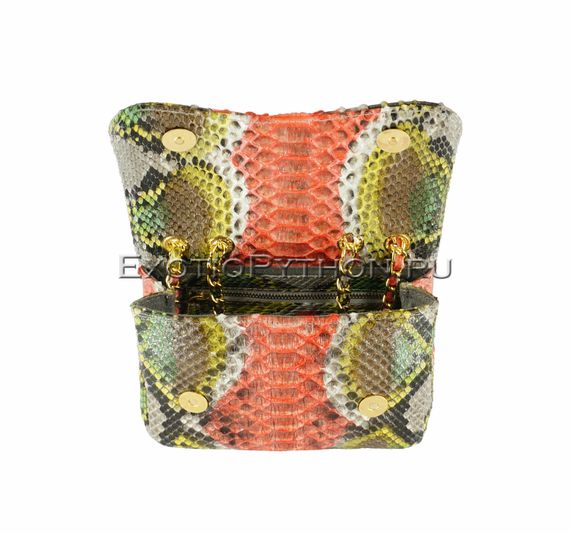 Клатч из кожи питона CL-105