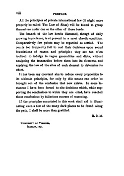 Conflict of laws. or, Private international law | Raleigh C. Minor