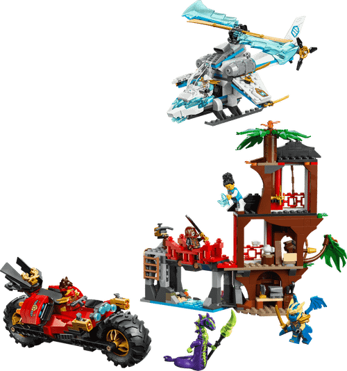 Конструктор LEGO Ninjago 71857 Ninja Vehicle Tree House Battle