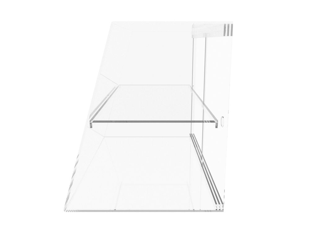 Витрина прозрачная для продуктов, выпечки 500х300х350мм