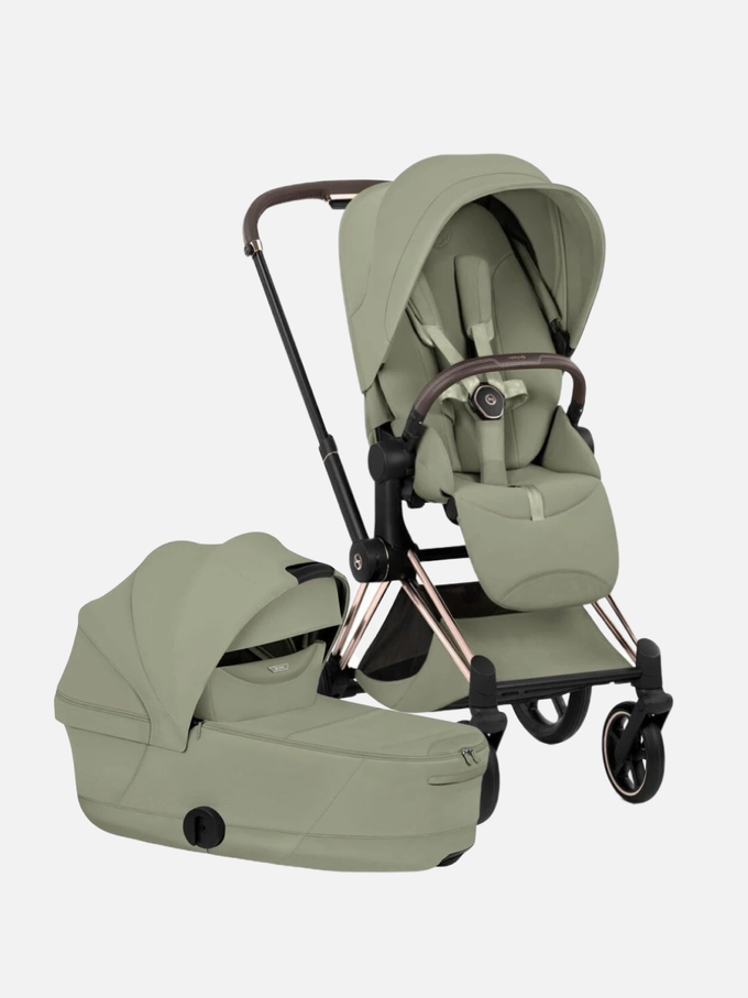 Коляска Priam Style Rosegold 2 в 1 Sage Green