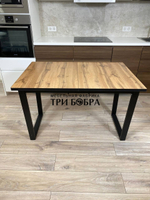 Кухонный стол "Лофт", дуб вотан