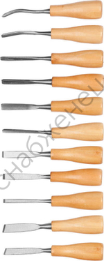 DEXX Мини, 11 предм., Набор фигурных стамесок (1834-H11)