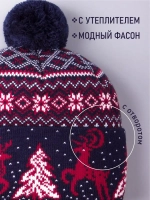 Шапка зимняя вязаная детская