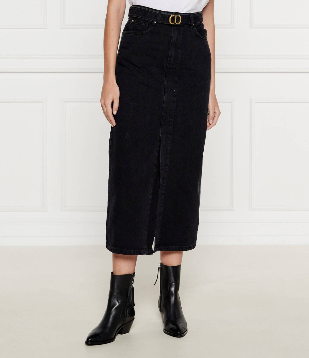 Юбка GONNA TWINSET - черный(242TP2601)