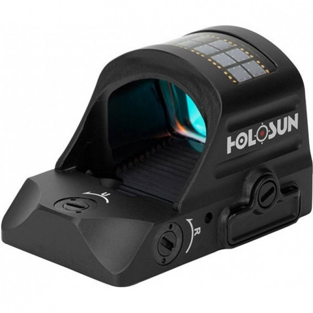 Коллиматорный прицел Holosun Open Reflex micro 407C X2 (открытый, 2 МОА, точка красная, без кронштейна)