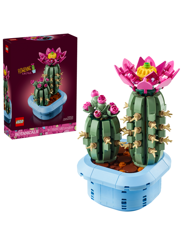 Конструктор Лего Ботаник Цветущий кактус | LEGO Botanicals Flowering Cactus 11509 — 482 детали (9+)