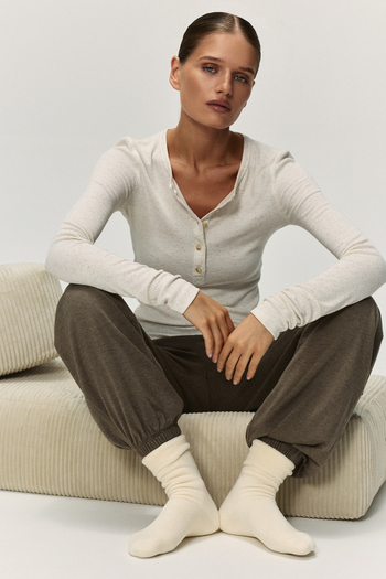 Носки махровые из хлопка Айвори