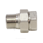 Соединитель латунь никель американка Ду 20 (3/4") прямой ВР/НР VALFEX VF.340.N.034
