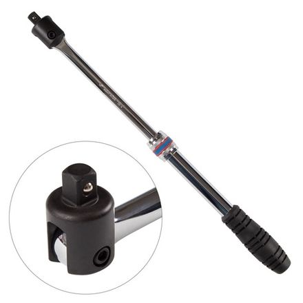 Цена на KING TONY 4461-24G Вороток 1/2", 450-600 мм, с шарниром, телескопический