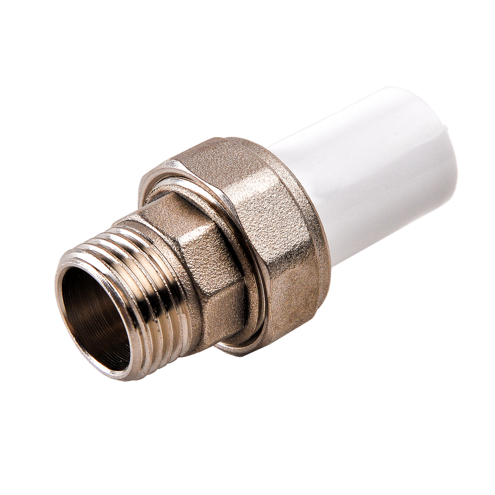Муфта ППР комбинированная разъемная наружная резьба d20-1/2" 10082
