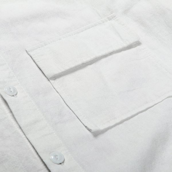 Рубашка Calcium Льняная Белая - фото 4