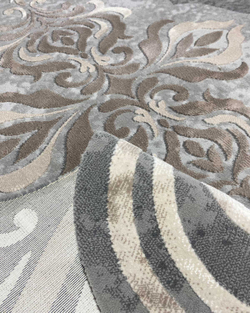 Ковер Safir 00856C Gray/Brown Прямоугольник (1.95 х 2.9)