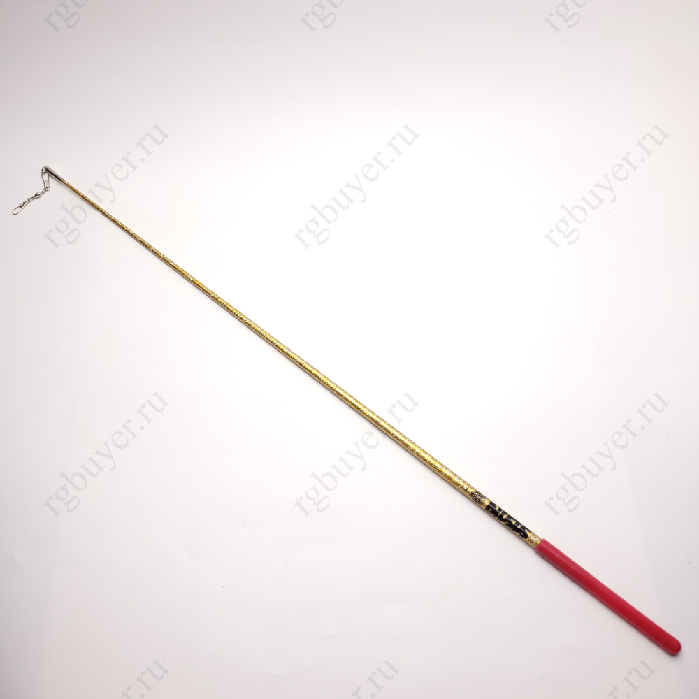Палочка Sasaki 60 см с блеском золотая с красной ручкой GD (Gold)