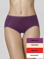 Трусики-слипы из лиоцелла с завышенной линией (Размер: XXL) (Цвет: бежевый)