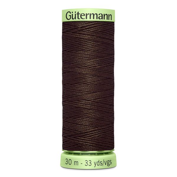 Нитки отделочные Gutermann Top Stitch 30 (30 метров), 5 кат. | 696 т.шоколад
