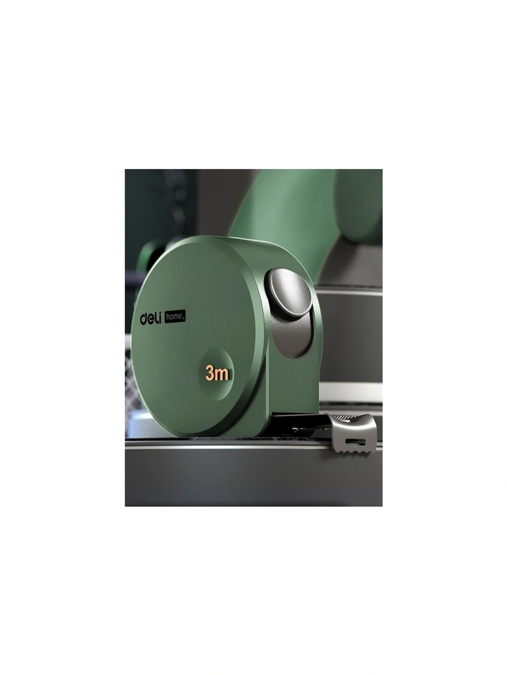 Рулетка DELI home series green ht8316l 3мх16мм 112895