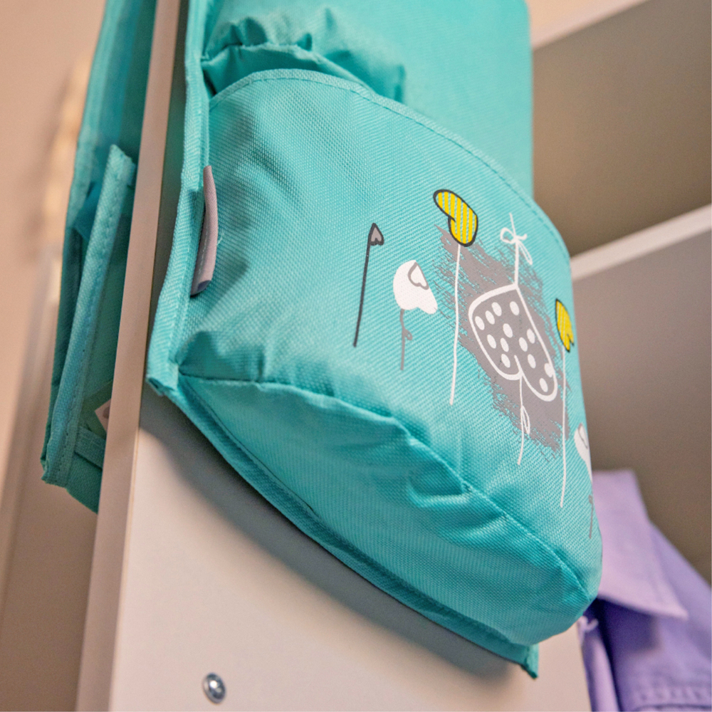 Кармашки для детского сада на резинке. Единорог