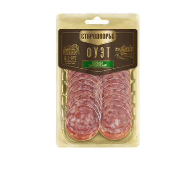 Колбаса Фуэт сыровяленая нарезка, Стародворье, 70г