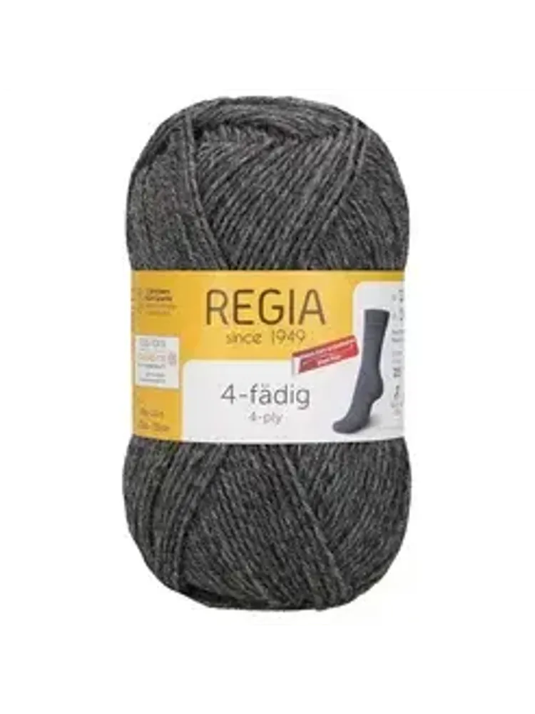 Пряжа носочная Regia 4-fadig Color (00044/серый меланж)