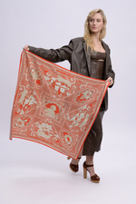 Платок «Русская резьба по кости»