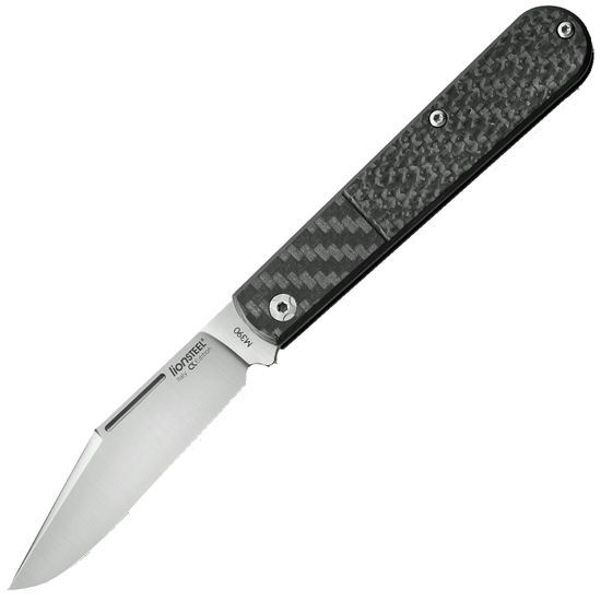 Складной нож Lion Steel "Barlow Slim" L/CKS0112 CF-D c клинком из стали Böhler M390 Microclean®, рукоять карбон