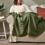 Плед IKEA DYTAG (ДЮТОГ), Хаки, 130х170 см