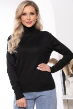 Водолазка "Зимняя история" (блэк) Б7847 LT Collection