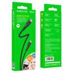Кабель TypeC - TypeC BOROFONE BX66 60W (черный) 1м
