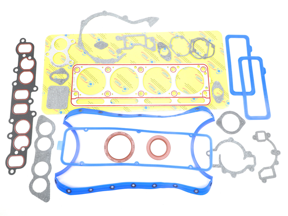 Комплект прокладок двигателя дв. УМЗ-4216 ЕВРО-4 для а/м Газель (19 наиминований, силикон+сальники, облицованная ГБЦ)  Оптимум "RUATI"