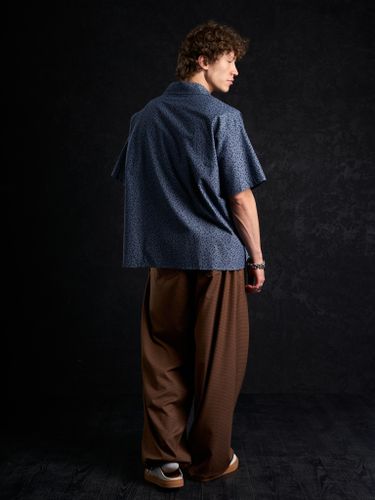 Синяя рубашка с коротким рукавом 2s1 studio