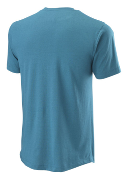 Мужская теннисная футболка Wilson Bela tech Tee II M - blue coral