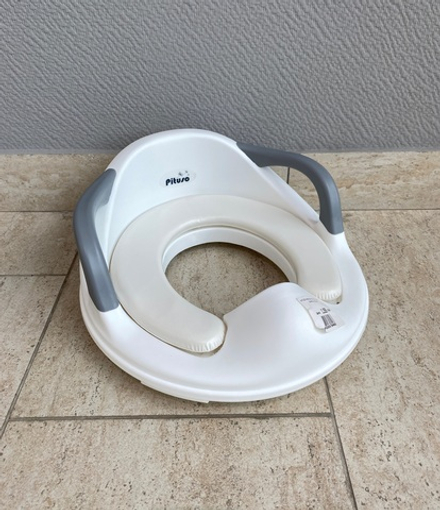 PITUSO Накладка на унитаз мягкая со спинкой Grey/Серый