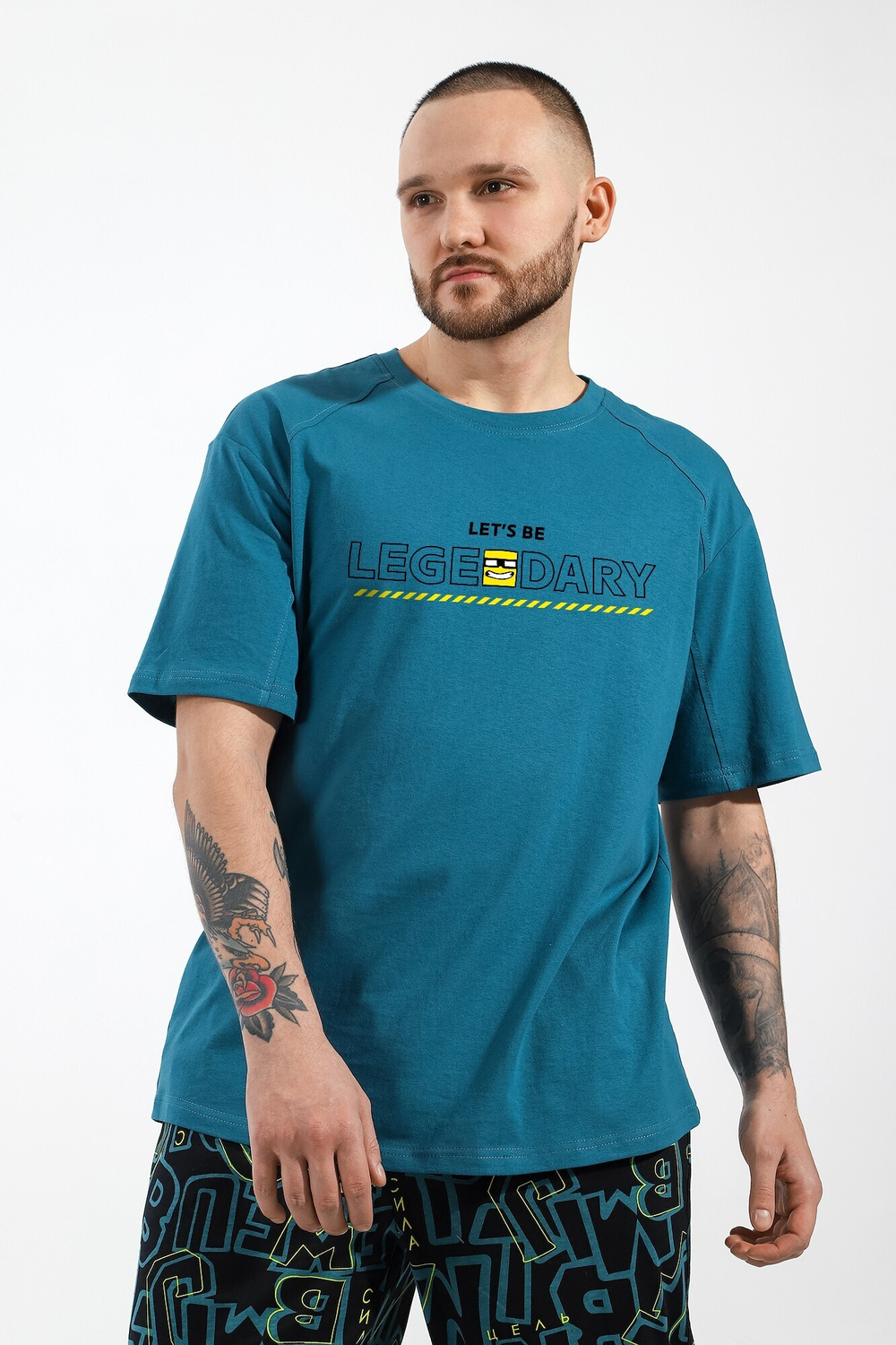 [m]Пижама мужская штаны+футболка КП-110