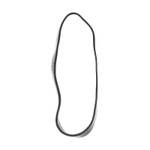 Kitsch, Эластичная резинка без застежки, черная, 100 шт.